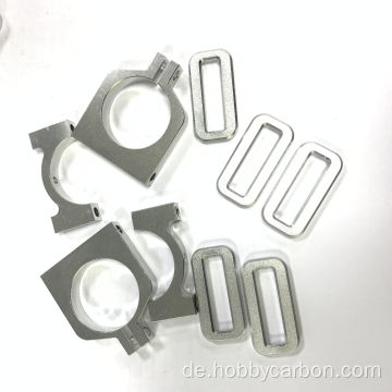 Benutzerdefinierte Roll -Aluminium -Klemme für 20 x 30 mm Oktagon -Röhrchen